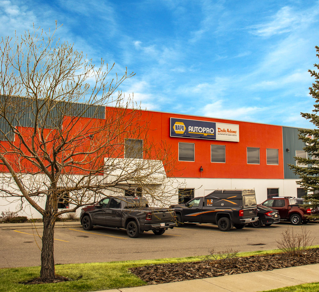 Outside Garage, cars parked | Dale Adams Automotive Specialists